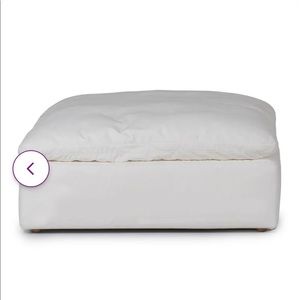 Bought this non refundable cloud ottoman and doesn’t match my furniture